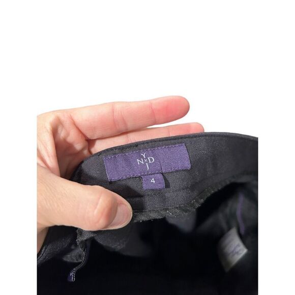 NYDJ Not Your Daughters Jeans Black Professional Dress Pants size 4 Classic Prep - Picture 9 of 13